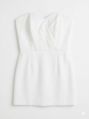 Lilly Pulitzer Kylo Strapless Skort Dress White Size 10 NWT